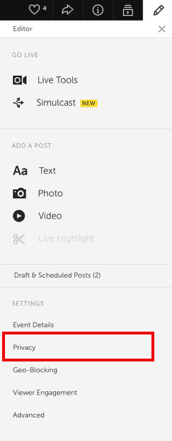Livestream branding instructions screenshot 2