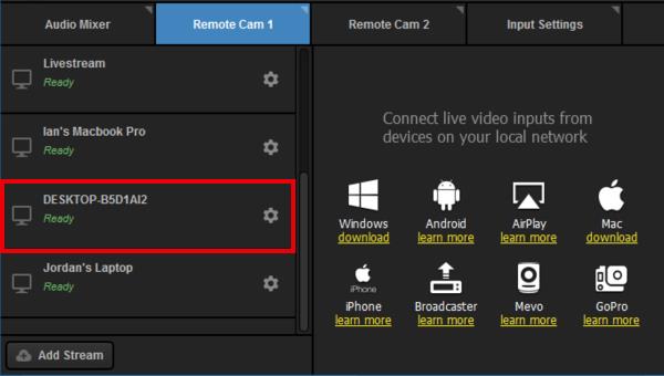 windows remote camera setup screenshot 5